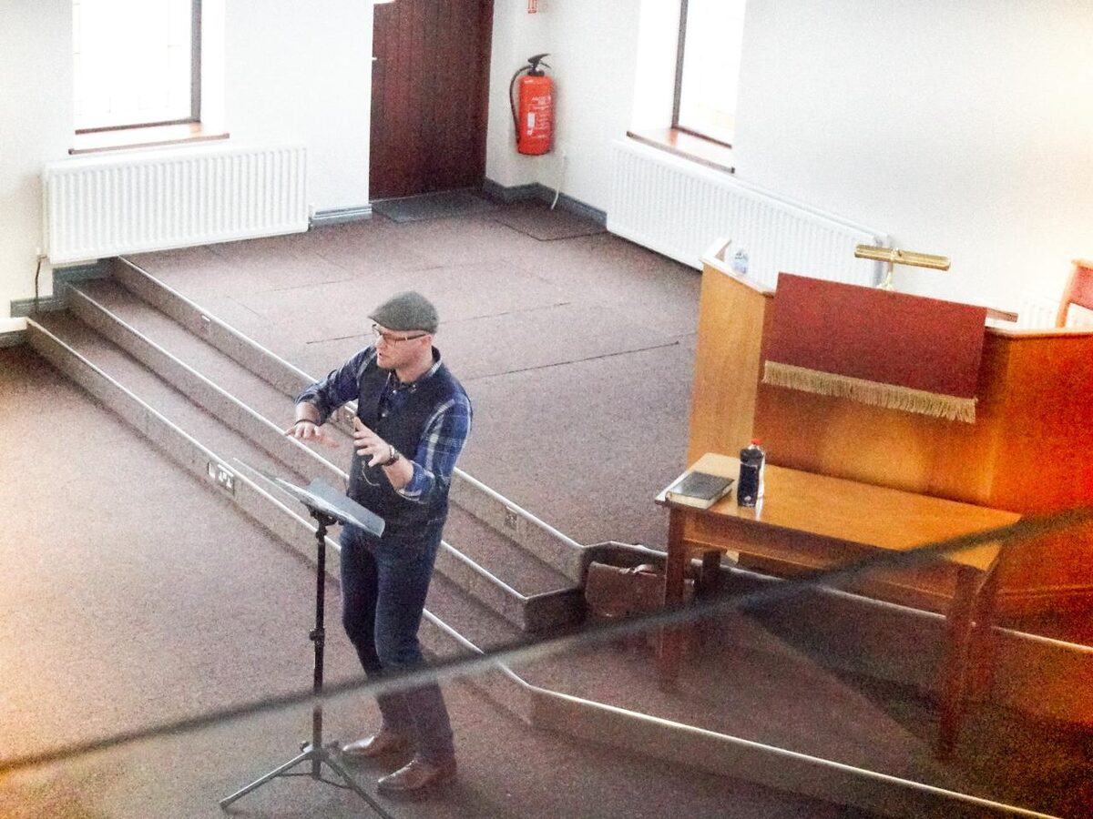 Colin Creighton leading a seminar