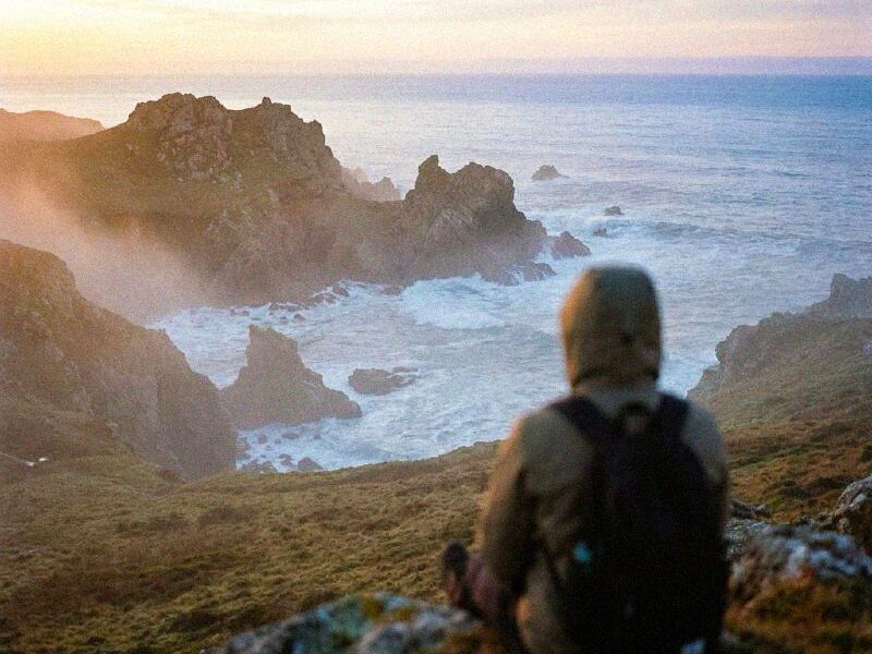 A person in quiet reflection